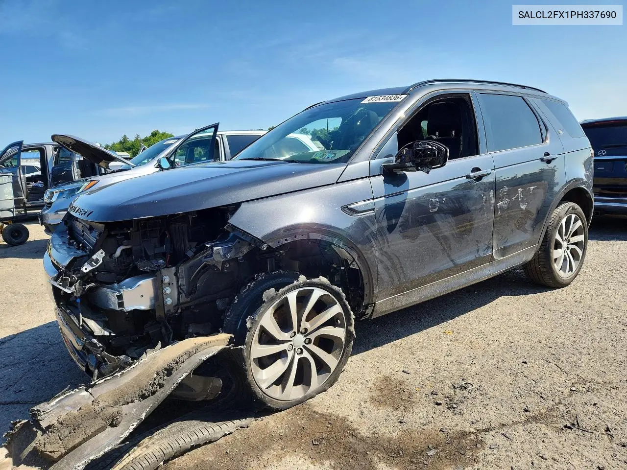 2023 Land Rover Discovery Sport Se R-Dynamic VIN: SALCL2FX1PH337690 Lot: 61534836