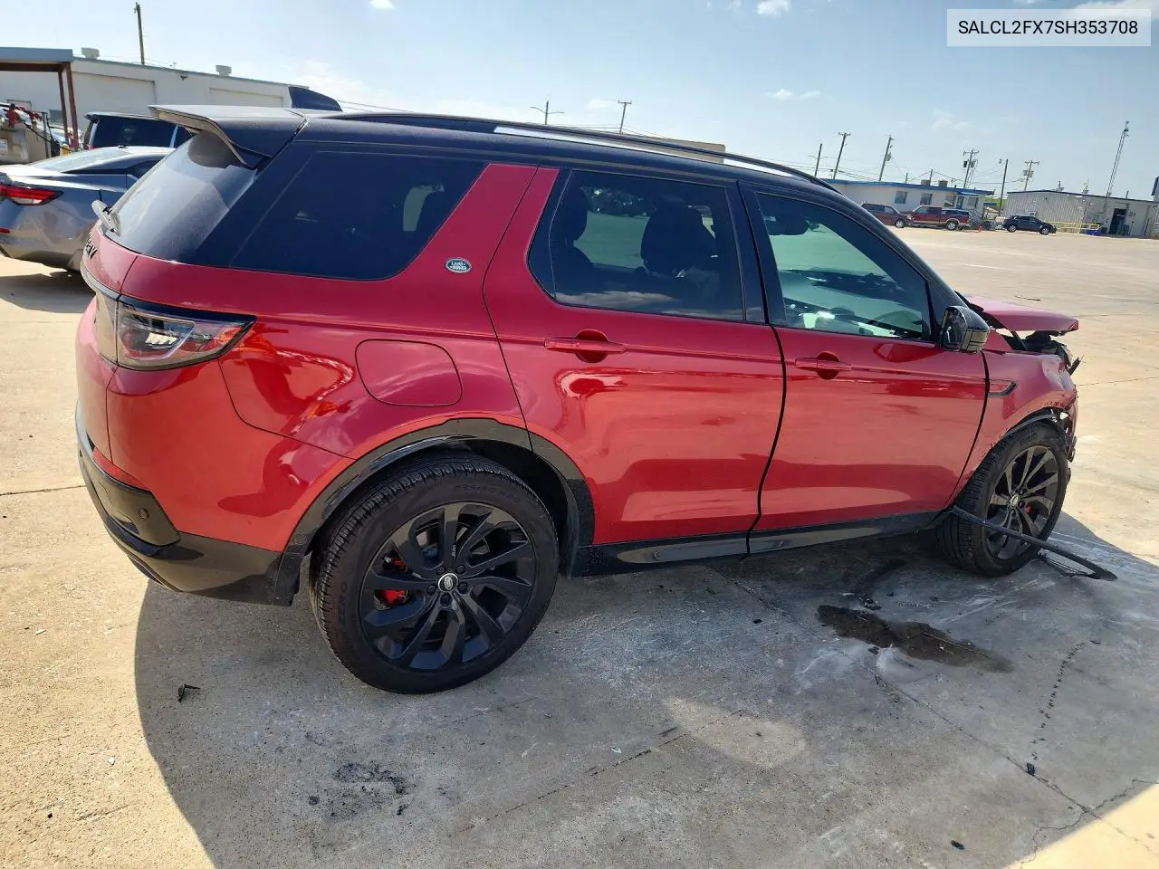 2025 Land Rover Discovery Sport Dynamic Se VIN: SALCL2FX7SH353708 Lot: 62127296
