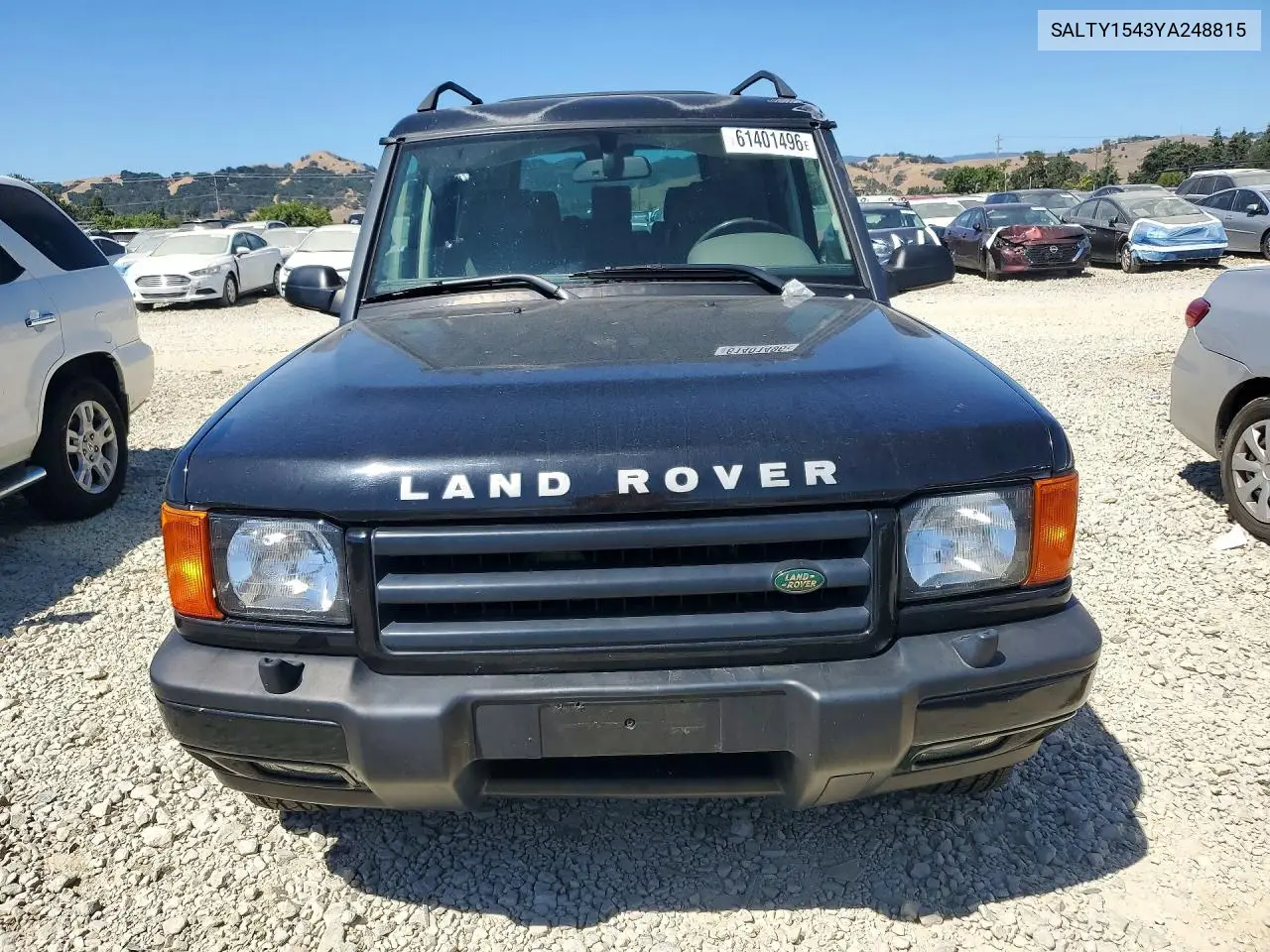 2000 Land Rover Discovery Ii VIN: SALTY1543YA248815 Lot: 61401496