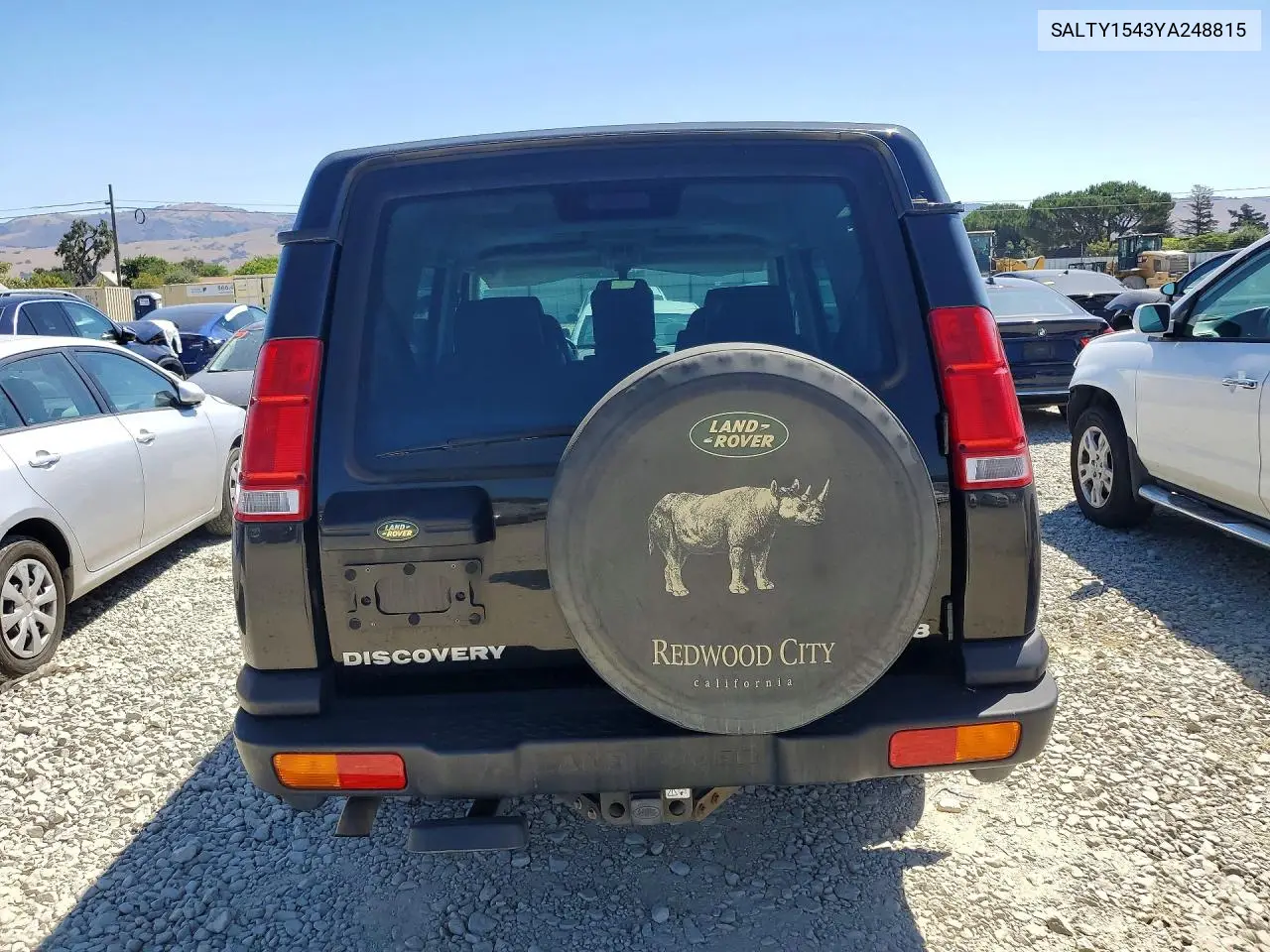2000 Land Rover Discovery Ii VIN: SALTY1543YA248815 Lot: 61401496