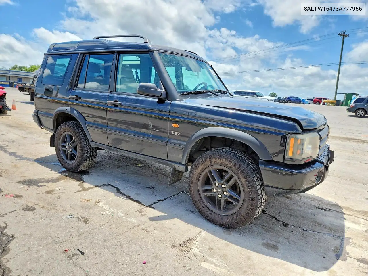 2003 Land Rover Discovery Ii Se VIN: SALTW16473A777956 Lot: 60674986
