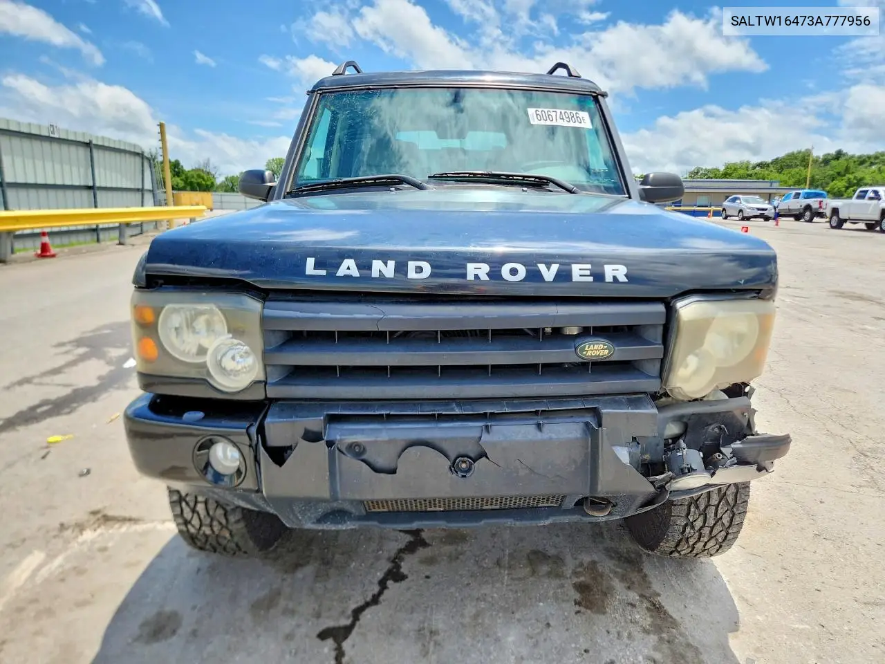 2003 Land Rover Discovery Ii Se VIN: SALTW16473A777956 Lot: 60674986