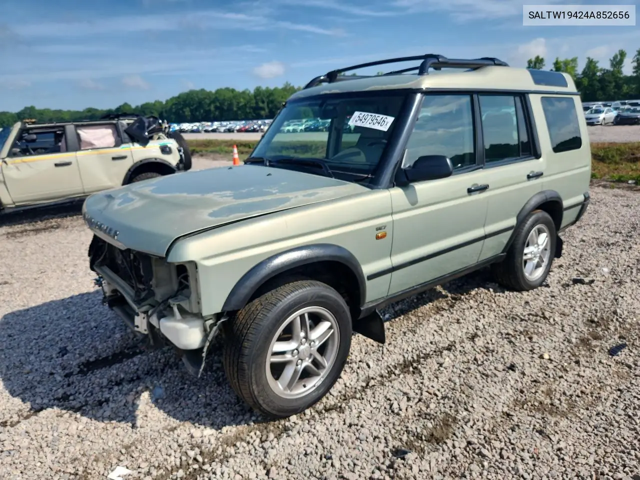 2004 Land Rover Discovery Ii Se VIN: SALTW19424A852656 Lot: 54979546