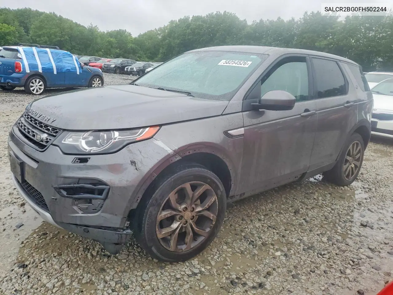 2015 Land Rover Discovery Sport Hse VIN: SALCR2BG0FH502244 Lot: 58254526