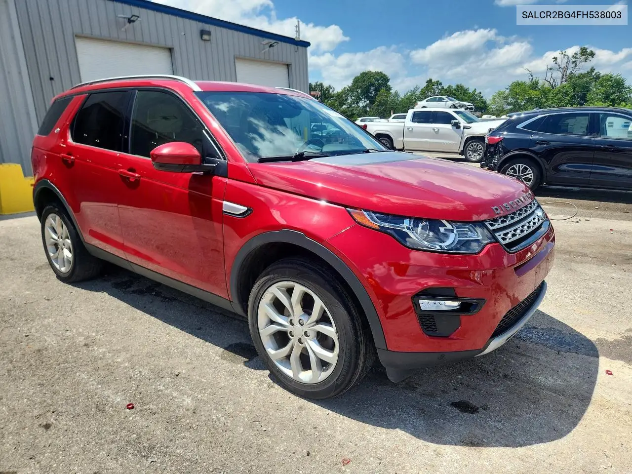 2015 Land Rover Discovery Sport Hse VIN: SALCR2BG4FH538003 Lot: 59158796