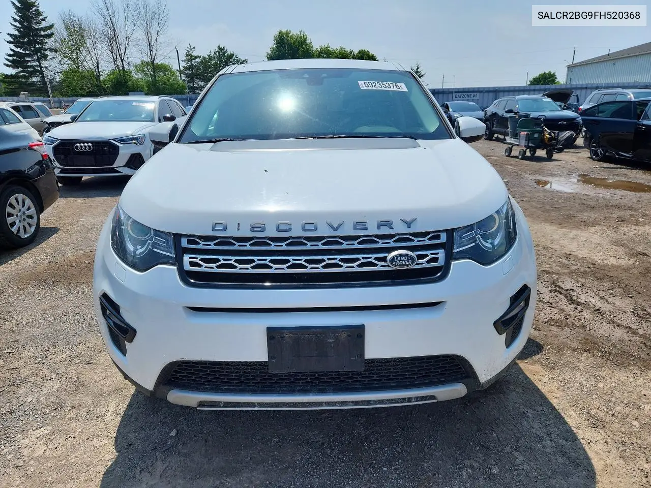 2015 Land Rover Discovery Sport Hse VIN: SALCR2BG9FH520368 Lot: 59235376