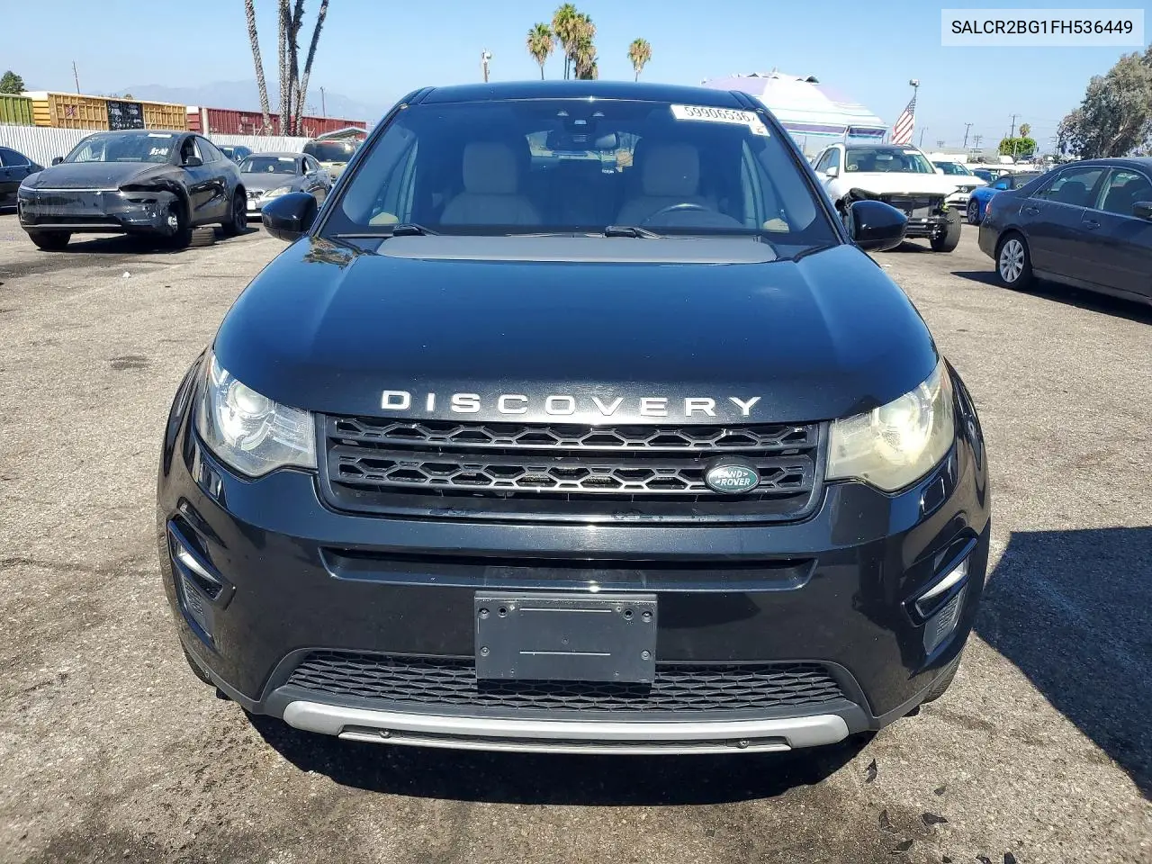 2015 Land Rover Discovery Sport Hse VIN: SALCR2BG1FH536449 Lot: 59906536