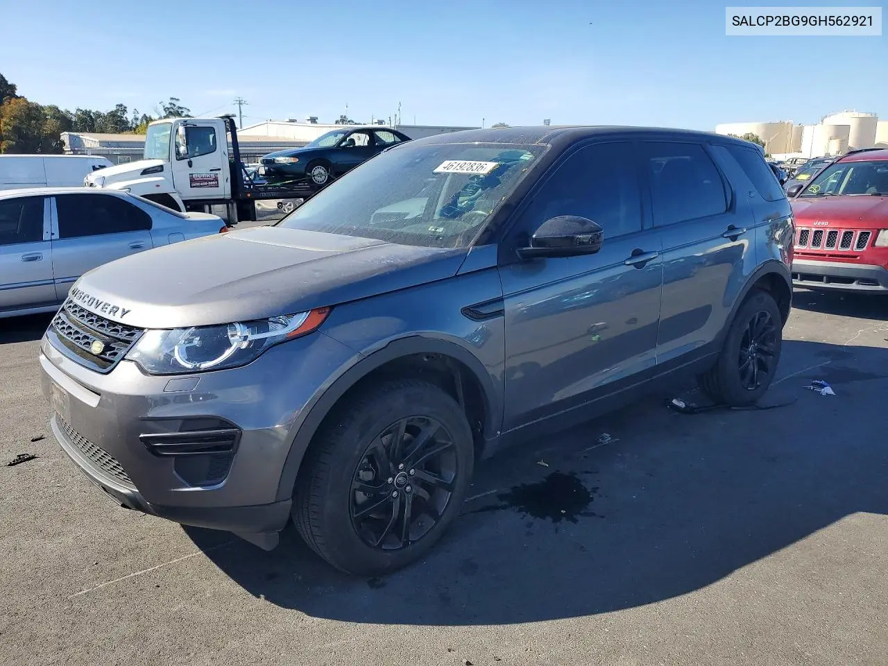 2016 Land Rover Discovery Sport Se VIN: SALCP2BG9GH562921 Lot: 46192836