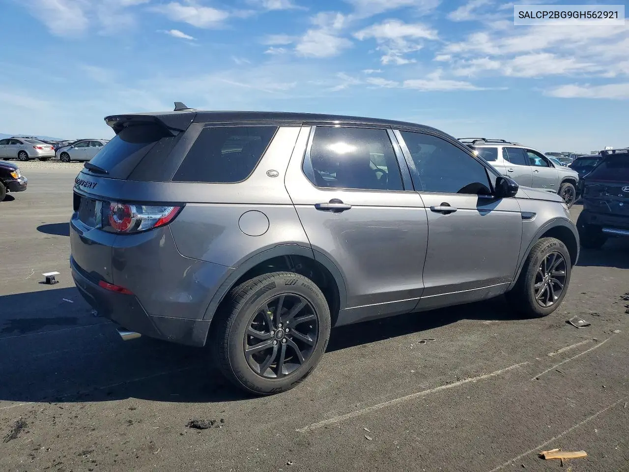 2016 Land Rover Discovery Sport Se VIN: SALCP2BG9GH562921 Lot: 46192836