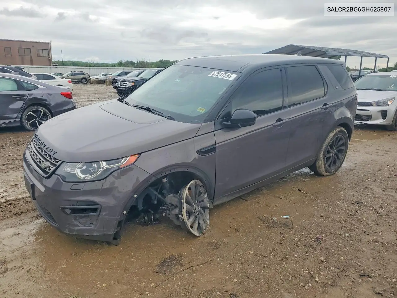 2016 Land Rover Discovery Sport Hse VIN: SALCR2BG6GH625807 Lot: 52547566