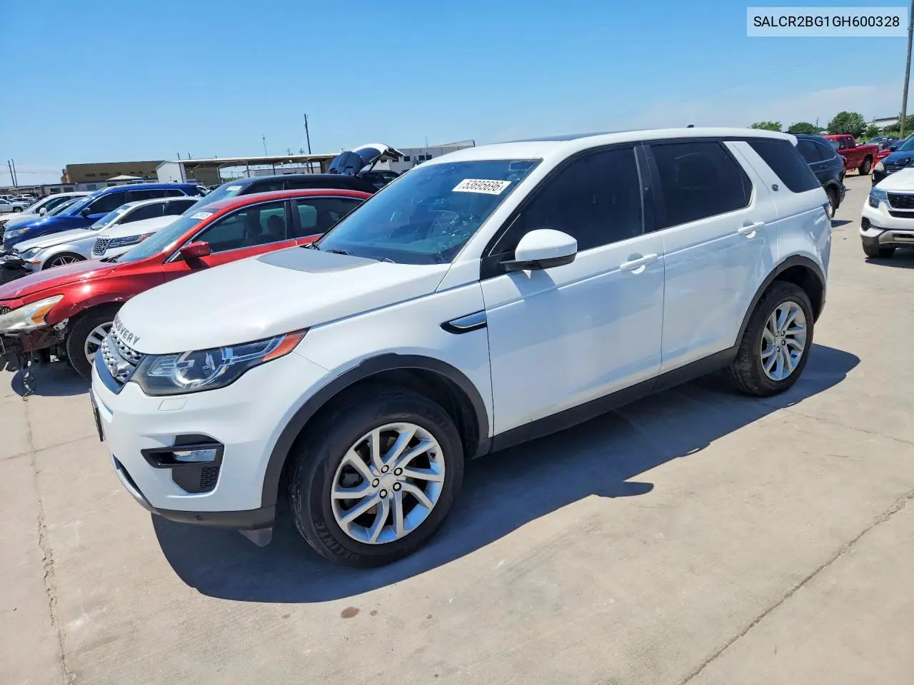 2016 Land Rover Discovery Sport Hse VIN: SALCR2BG1GH600328 Lot: 53695696