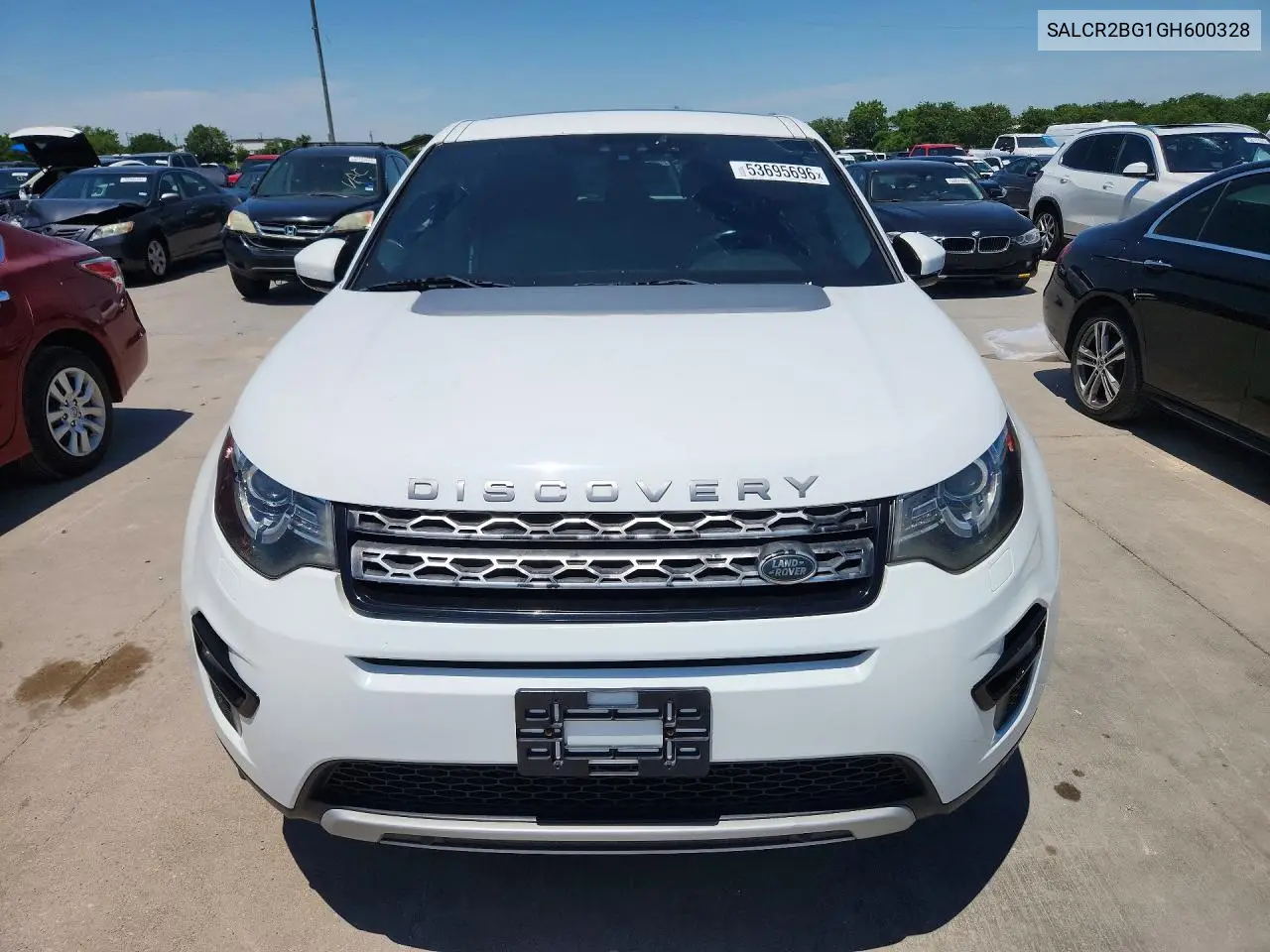 2016 Land Rover Discovery Sport Hse VIN: SALCR2BG1GH600328 Lot: 53695696