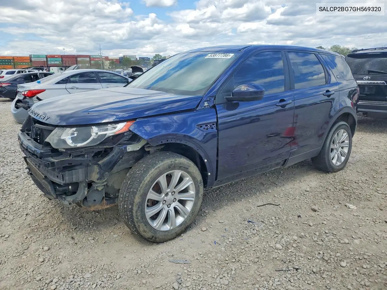 2016 Land Rover Discovery Sport Se VIN: SALCP2BG7GH569320 Lot: 53877786