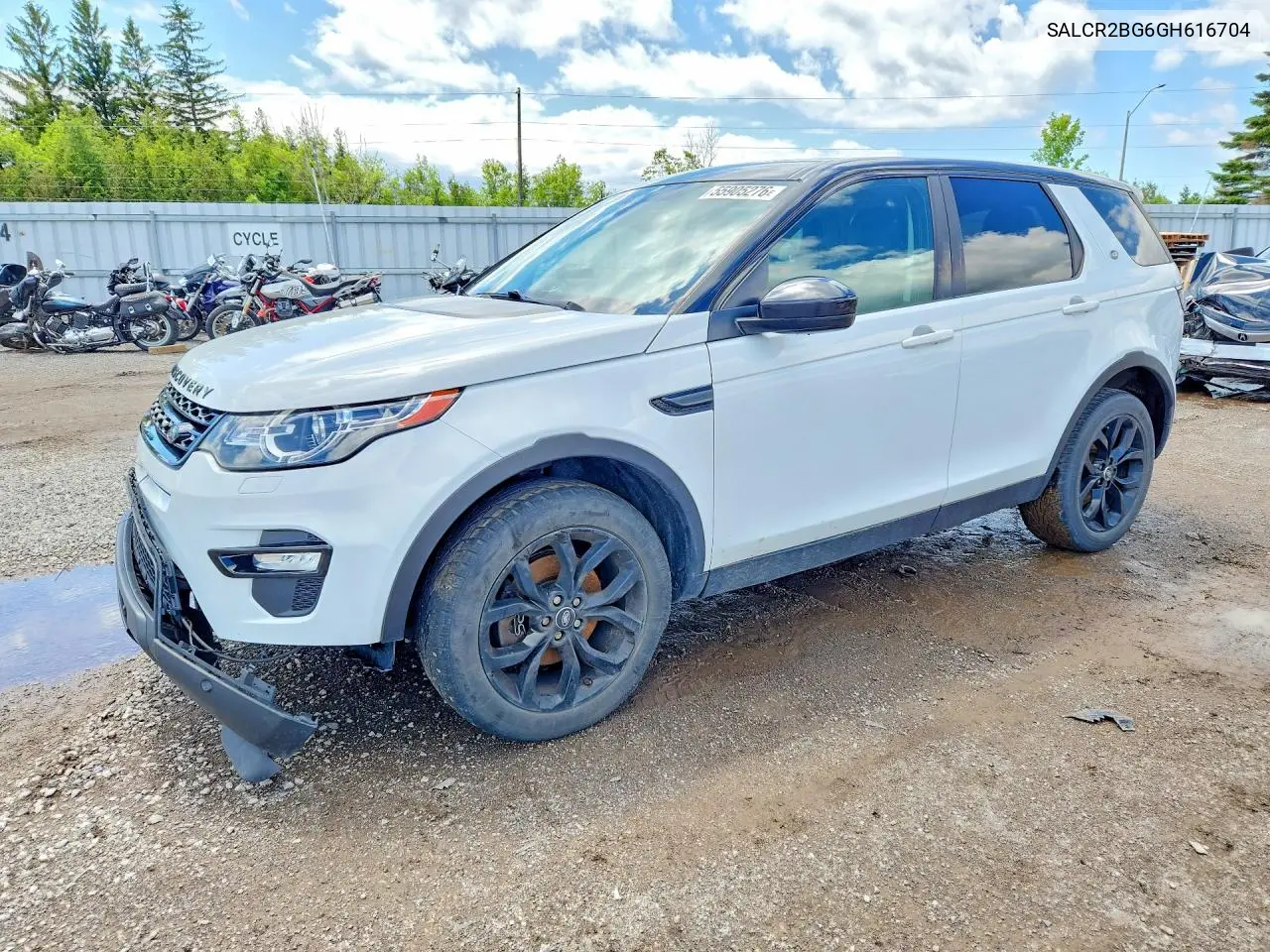 2016 Land Rover Discovery Sport Hse VIN: SALCR2BG6GH616704 Lot: 55905276