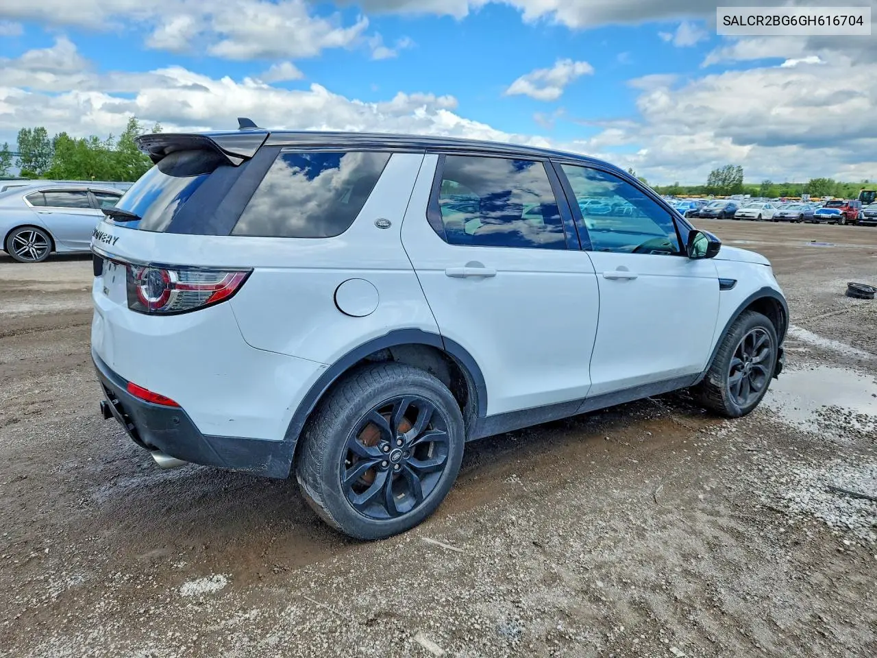 2016 Land Rover Discovery Sport Hse VIN: SALCR2BG6GH616704 Lot: 55905276