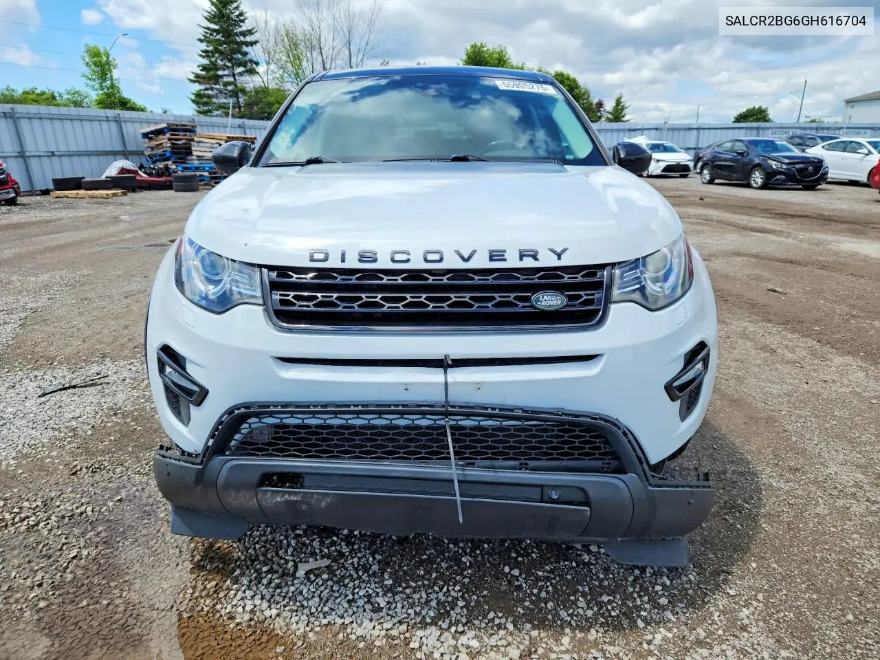 2016 Land Rover Discovery Sport Hse VIN: SALCR2BG6GH616704 Lot: 55905276