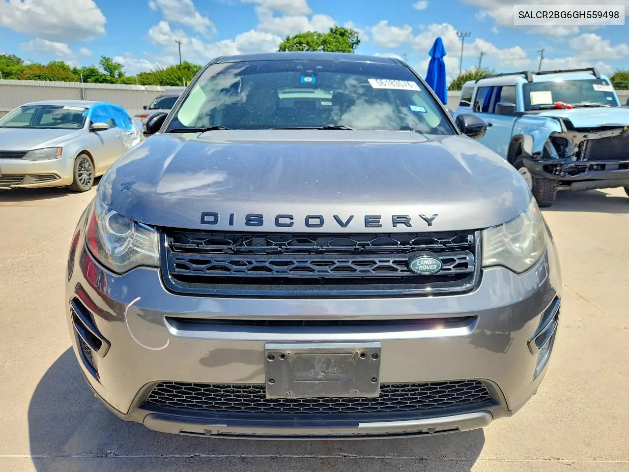 2016 Land Rover Discovery Sport Hse VIN: SALCR2BG6GH559498 Lot: 56183576