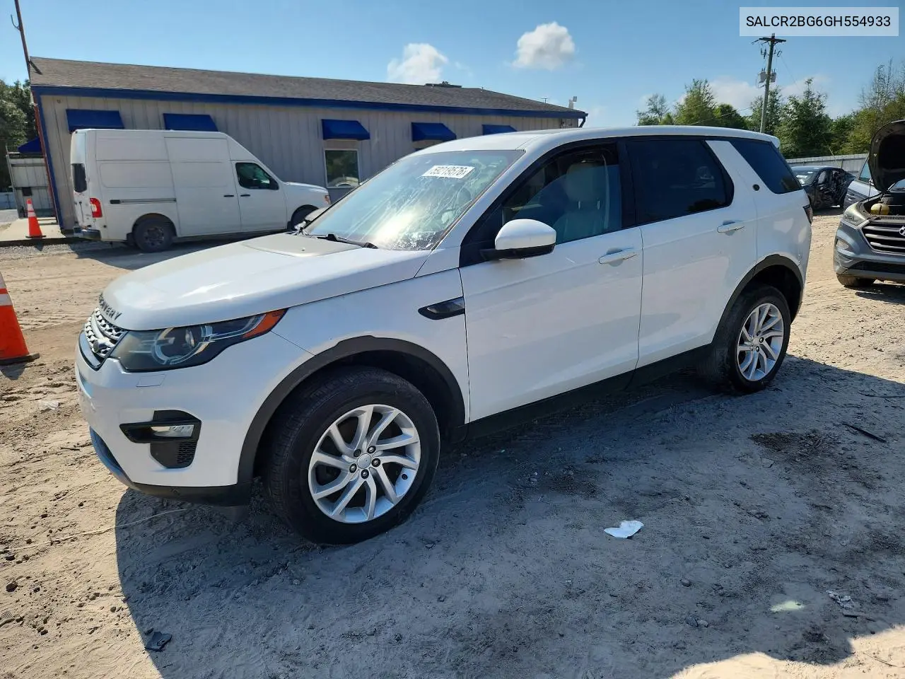2016 Land Rover Discovery Sport Hse VIN: SALCR2BG6GH554933 Lot: 59219576
