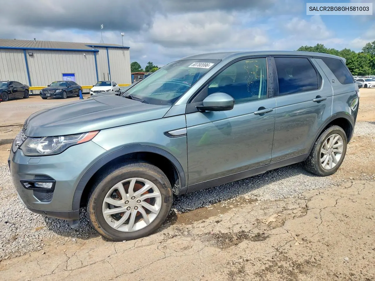 2016 Land Rover Discovery Sport Hse VIN: SALCR2BG8GH581003 Lot: 60780996