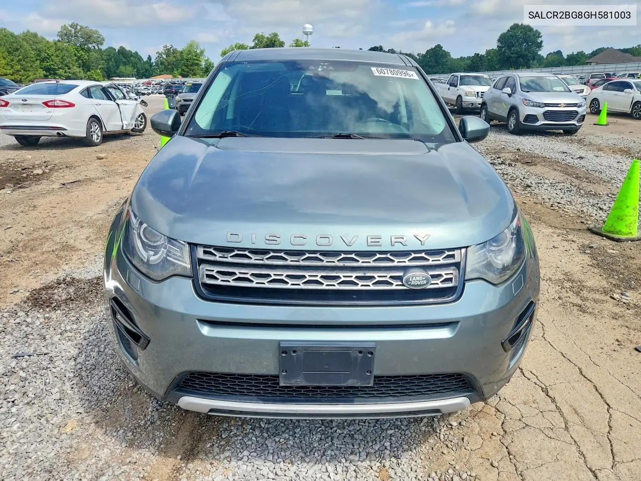 2016 Land Rover Discovery Sport Hse VIN: SALCR2BG8GH581003 Lot: 60780996