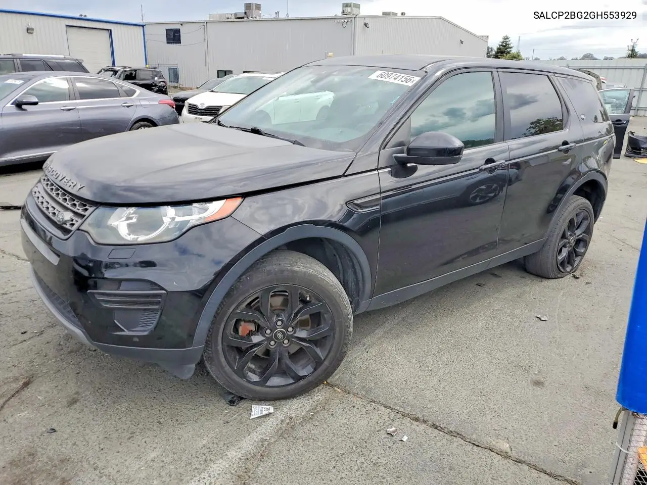 2016 Land Rover Discovery Sport Se VIN: SALCP2BG2GH553929 Lot: 60974156