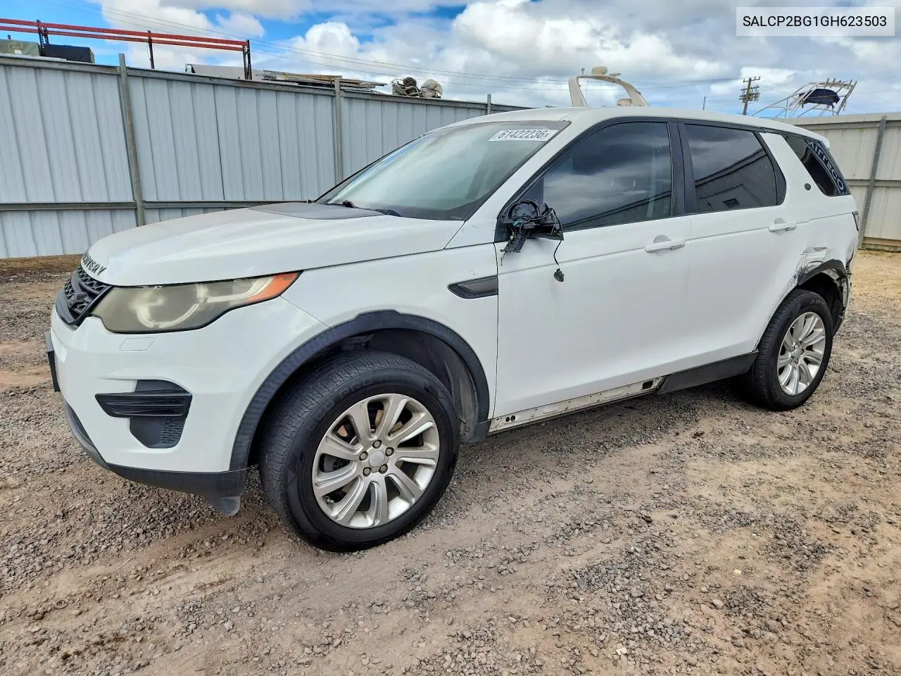 2016 Land Rover Discovery Sport Se VIN: SALCP2BG1GH623503 Lot: 61422236