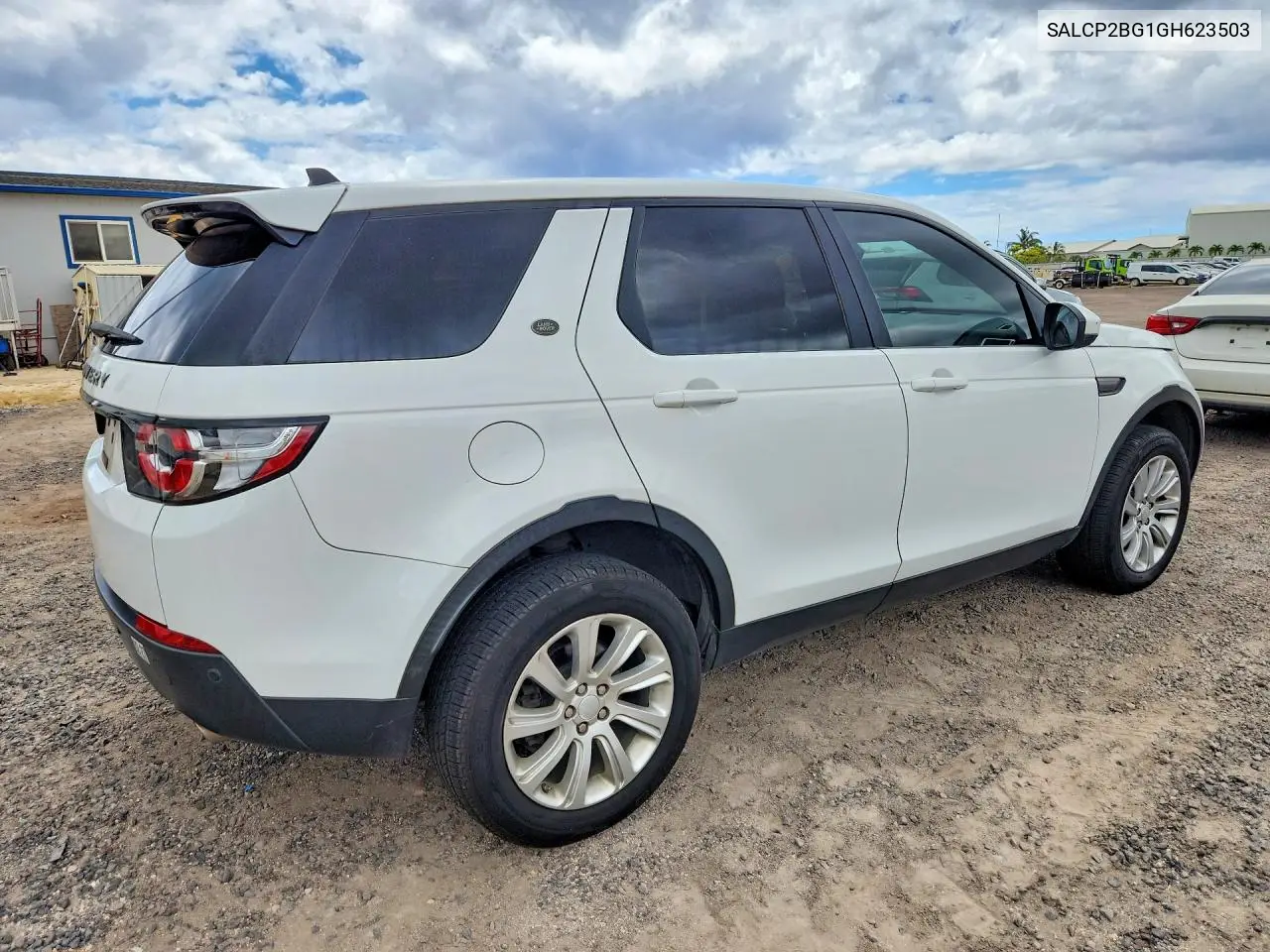 2016 Land Rover Discovery Sport Se VIN: SALCP2BG1GH623503 Lot: 61422236