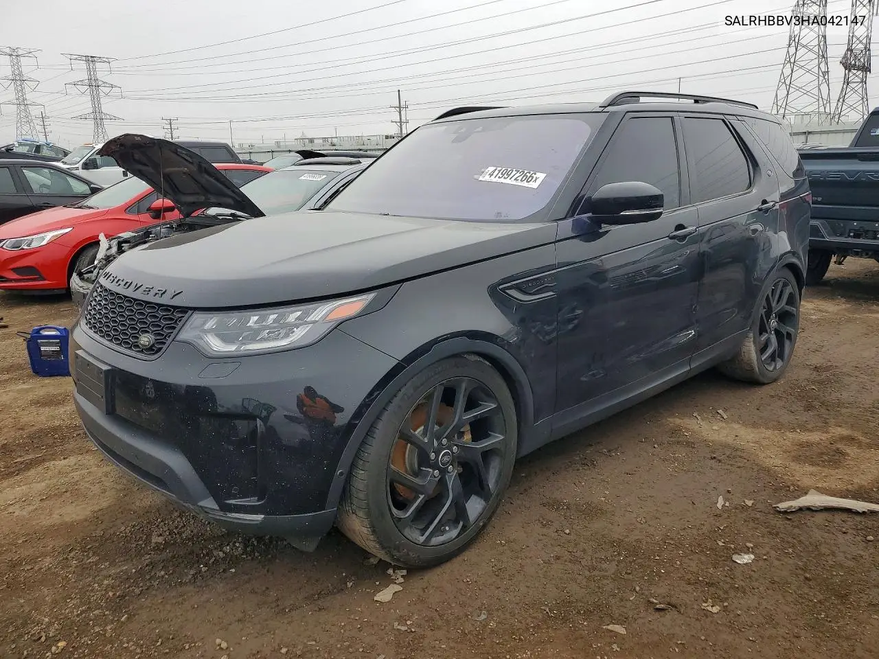 2017 Land Rover Discovery Hse Luxury VIN: SALRHBBV3HA042147 Lot: 41997266