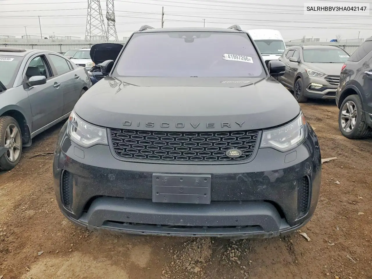 2017 Land Rover Discovery Hse Luxury VIN: SALRHBBV3HA042147 Lot: 41997266