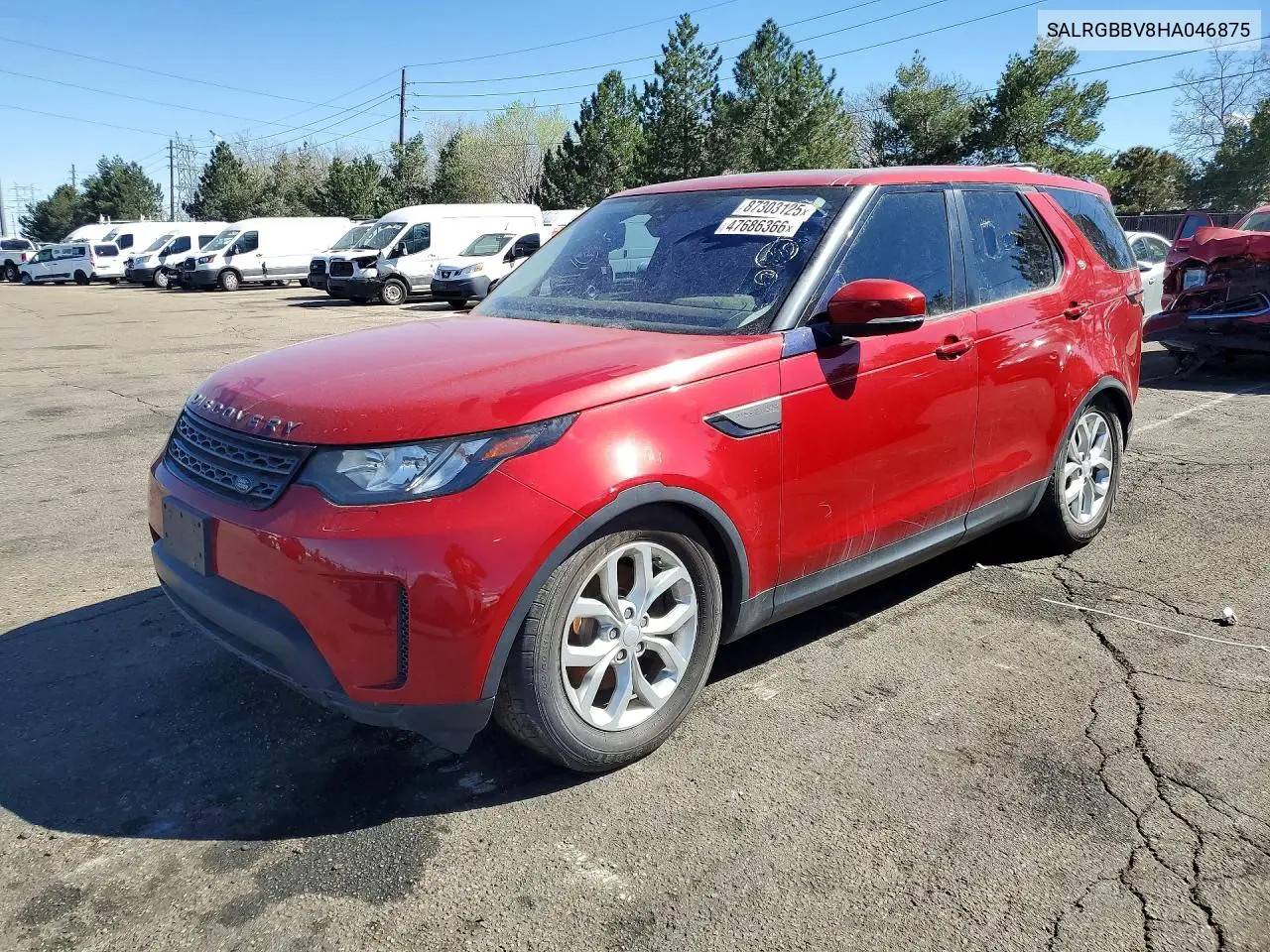 SALRGBBV8HA046875 2017 Land Rover Discovery Se