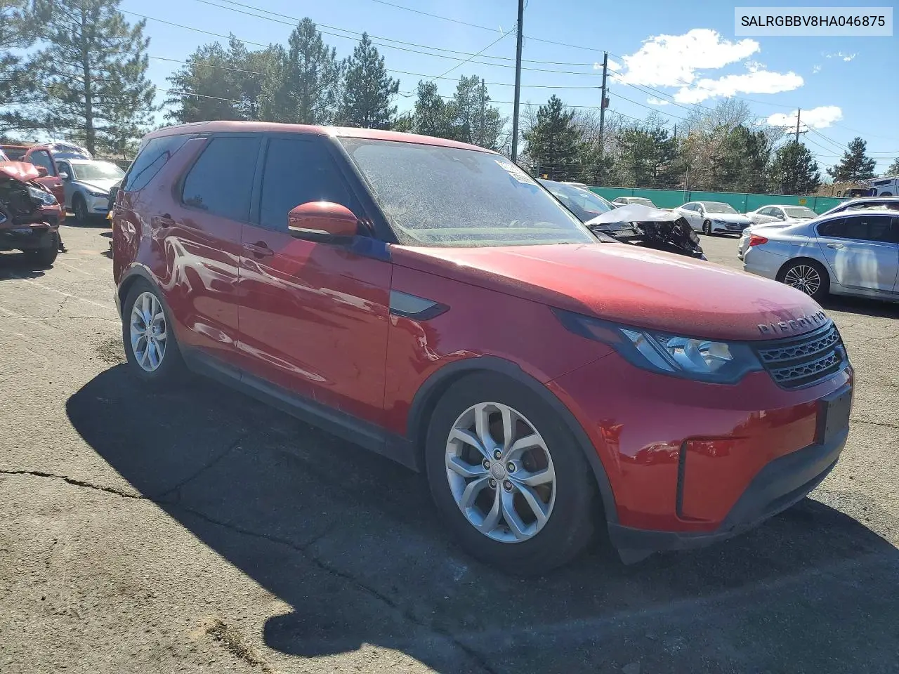 SALRGBBV8HA046875 2017 Land Rover Discovery Se