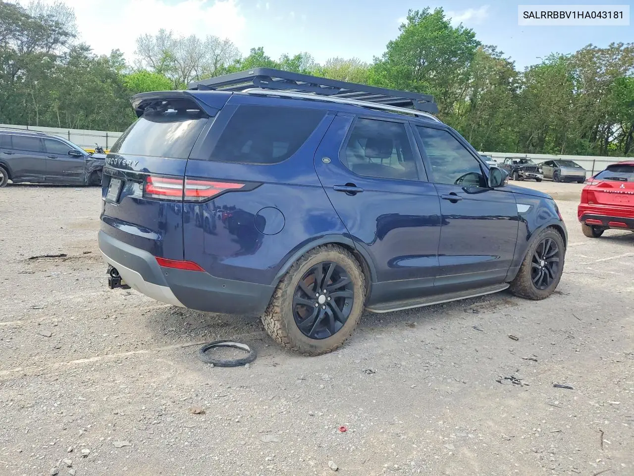 2017 Land Rover Discovery Hse VIN: SALRRBBV1HA043181 Lot: 49769986