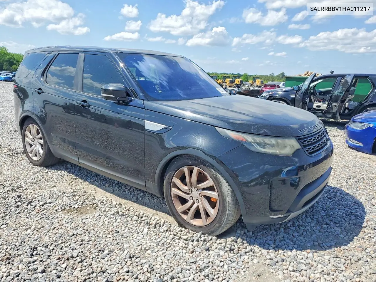 2017 Land Rover Discovery Hse VIN: SALRRBBV1HA011217 Lot: 50243216