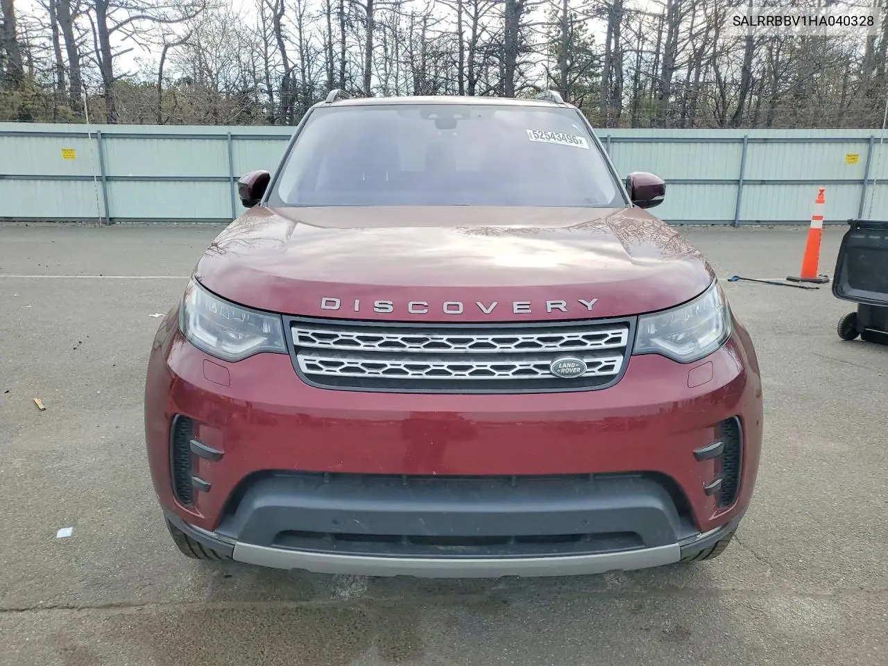 2017 Land Rover Discovery Hse VIN: SALRRBBV1HA040328 Lot: 52543496