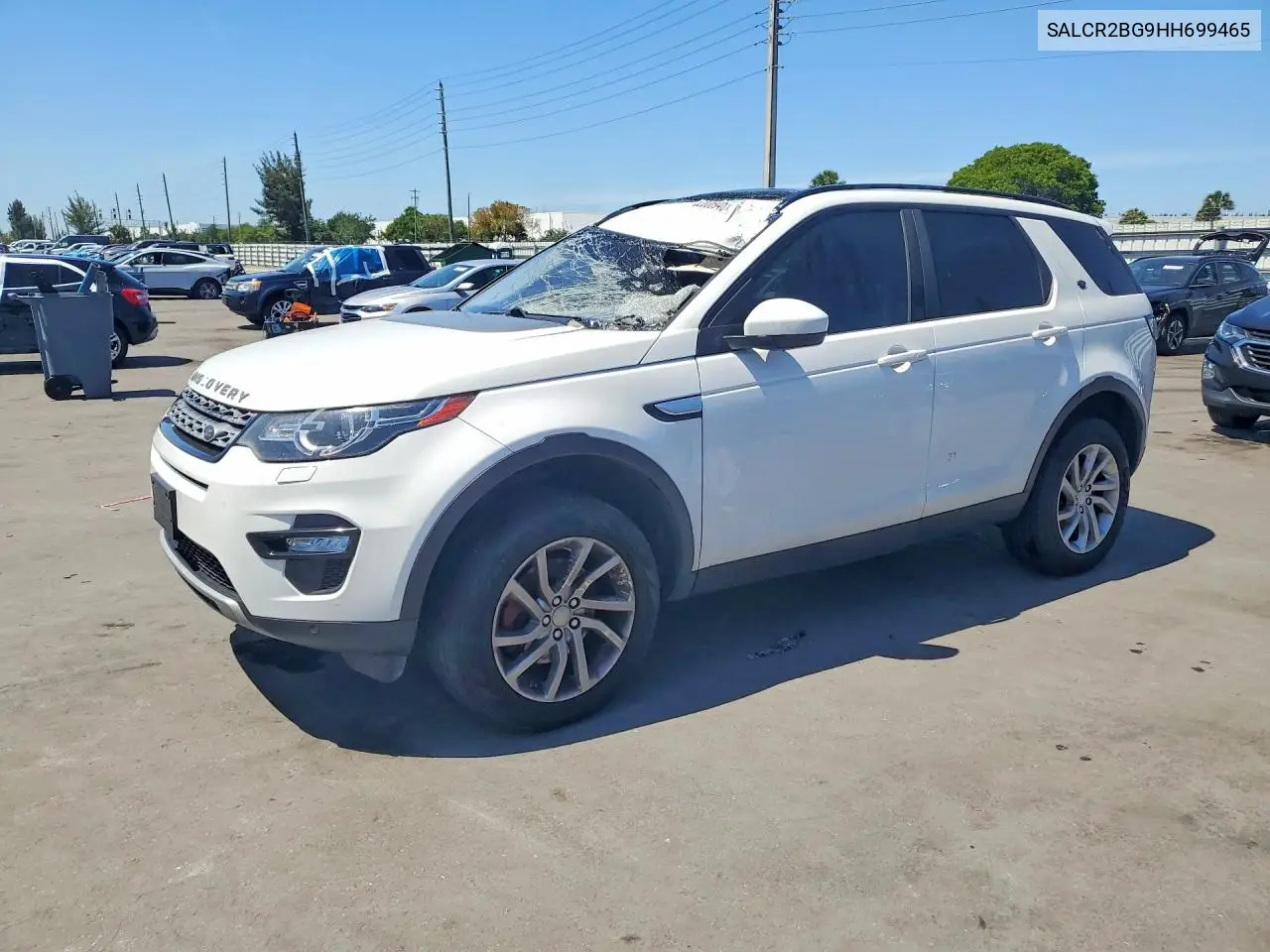 2017 Land Rover Discovery Sport Hse VIN: SALCR2BG9HH699465 Lot: 52806946
