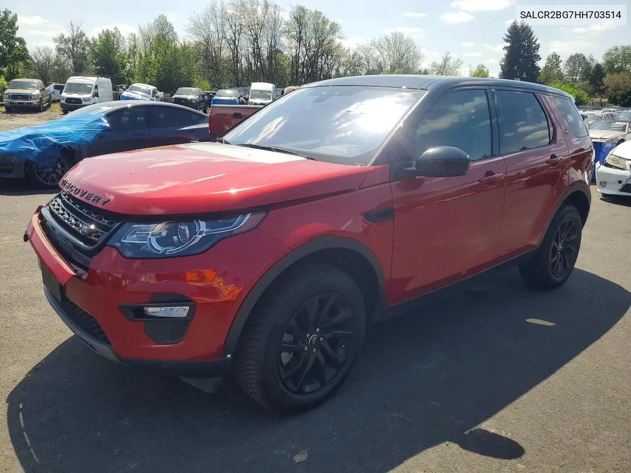 2017 Land Rover Discovery Sport Hse VIN: SALCR2BG7HH703514 Lot: 53040806