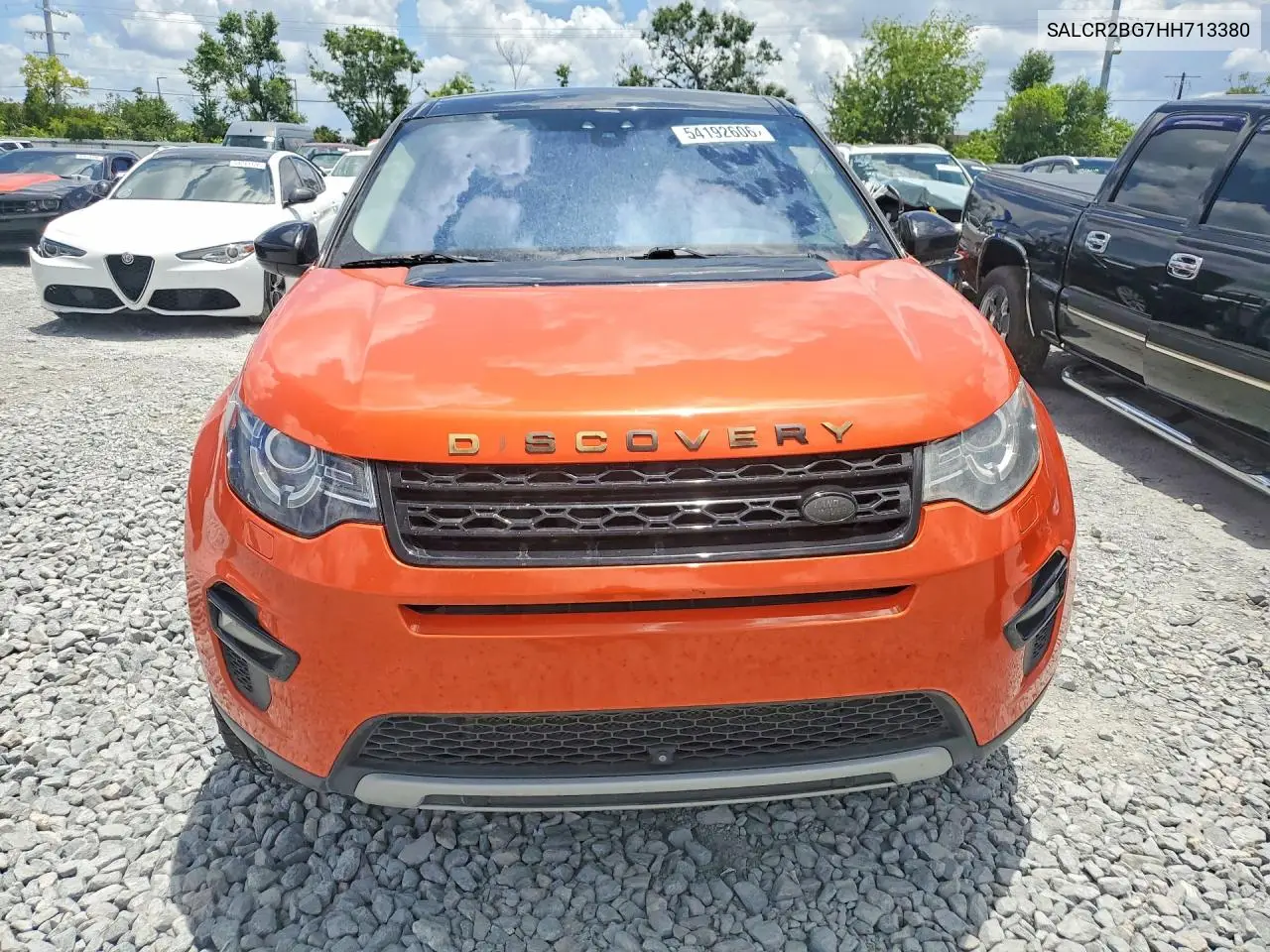 2017 Land Rover Discovery Sport Hse VIN: SALCR2BG7HH713380 Lot: 54192606