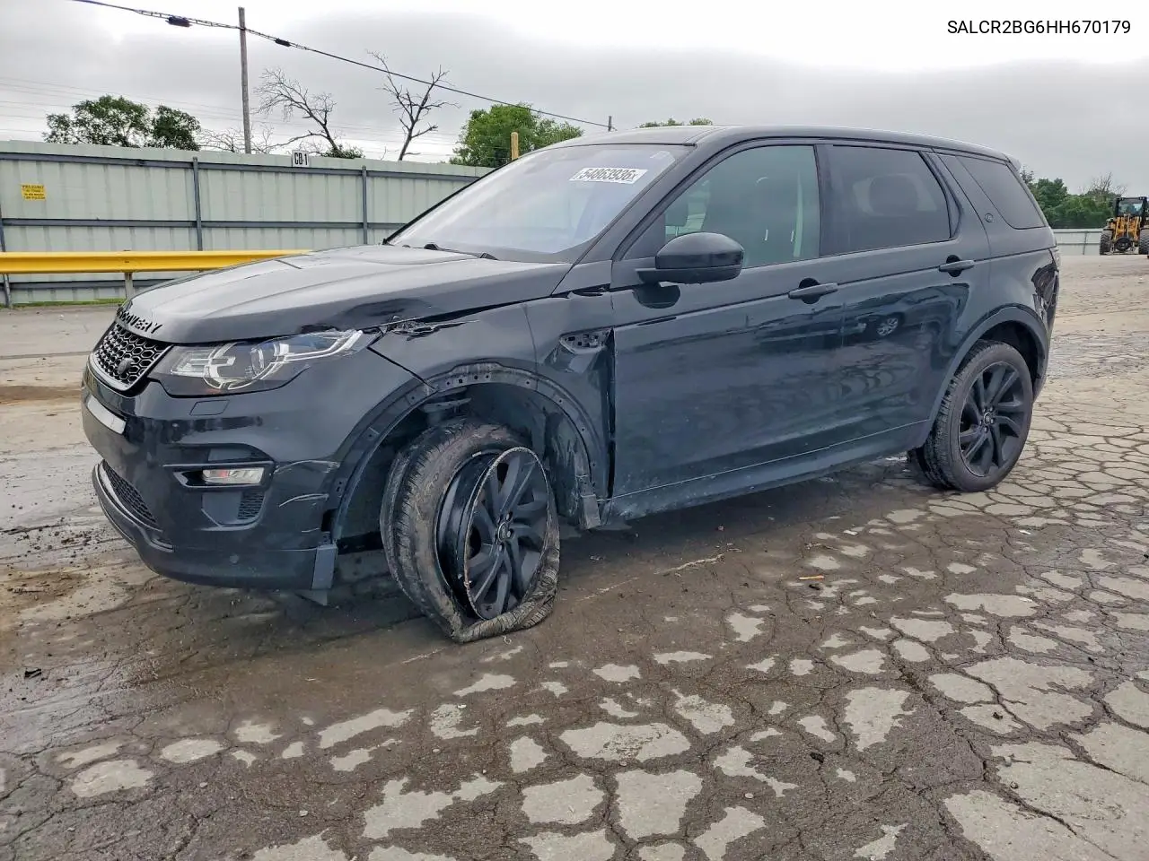 2017 Land Rover Discovery Sport Hse VIN: SALCR2BG6HH670179 Lot: 54863936