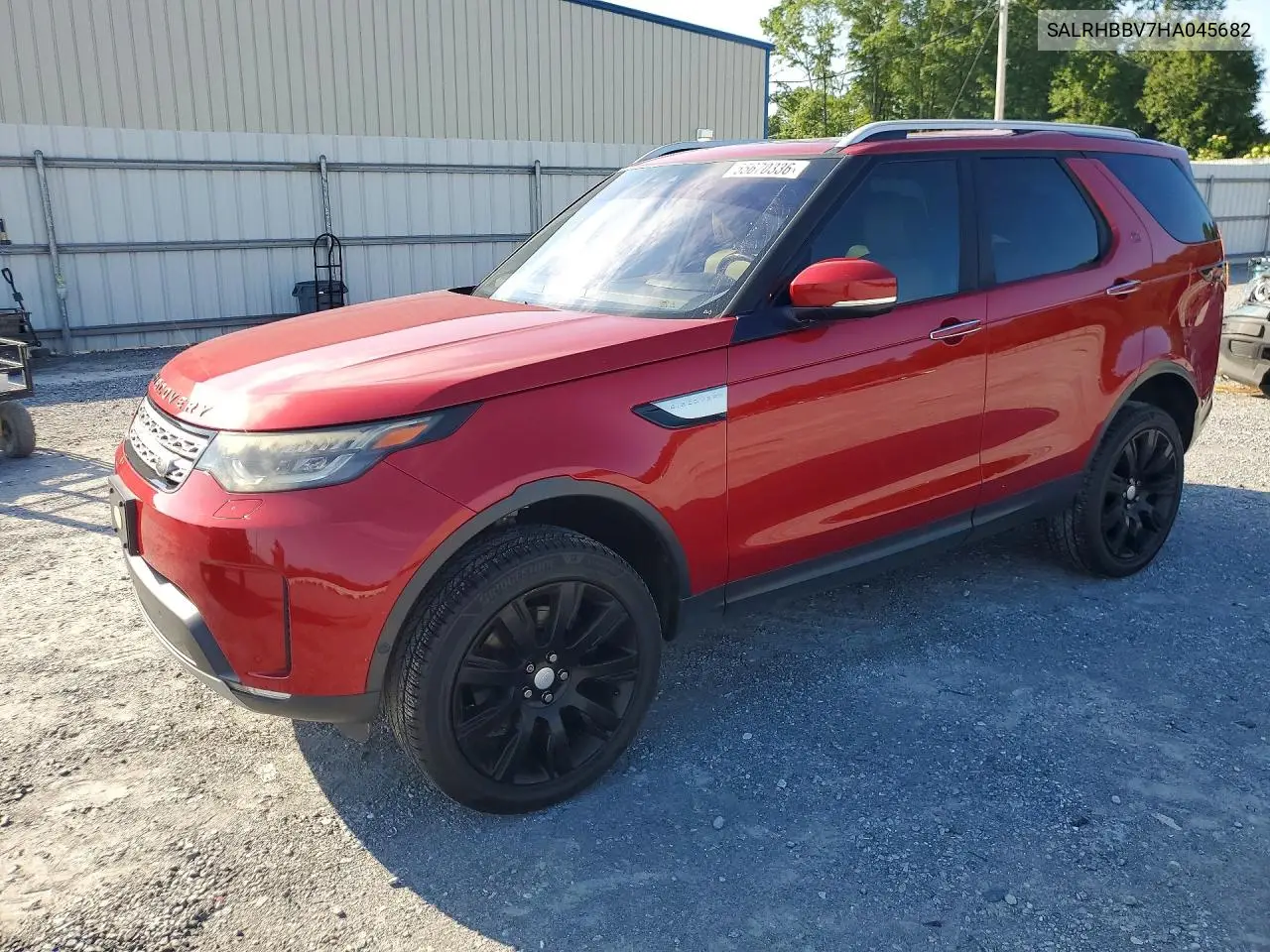 2017 Land Rover Discovery Hse Luxury VIN: SALRHBBV7HA045682 Lot: 55670336