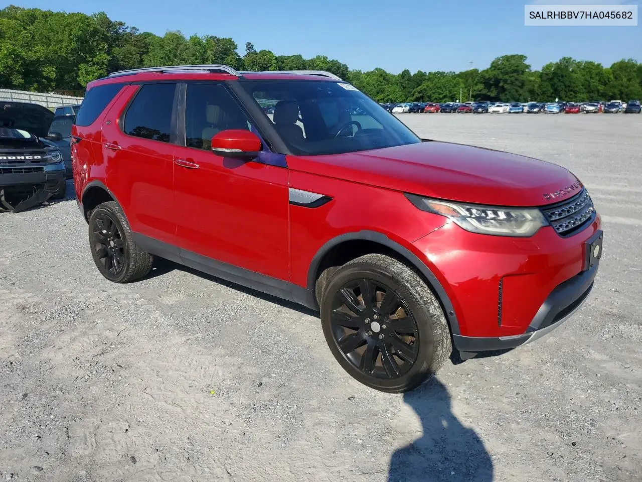 2017 Land Rover Discovery Hse Luxury VIN: SALRHBBV7HA045682 Lot: 55670336