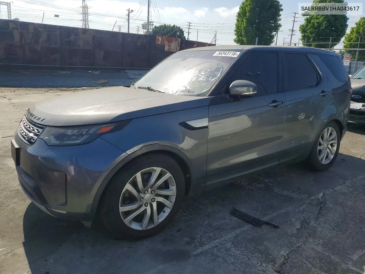 2017 Land Rover Discovery Hse VIN: SALRRBBV1HA043617 Lot: 56343116