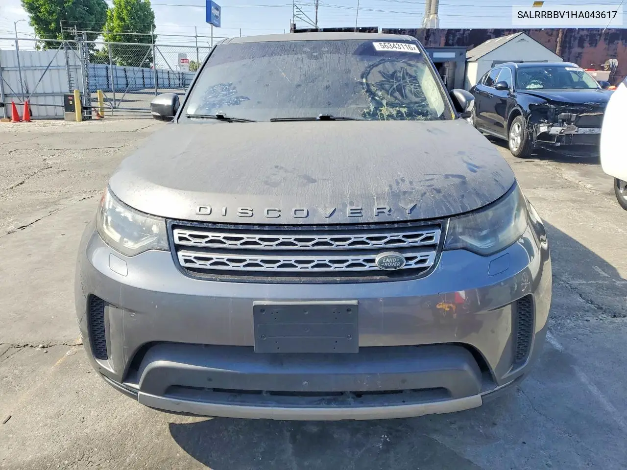 2017 Land Rover Discovery Hse VIN: SALRRBBV1HA043617 Lot: 56343116