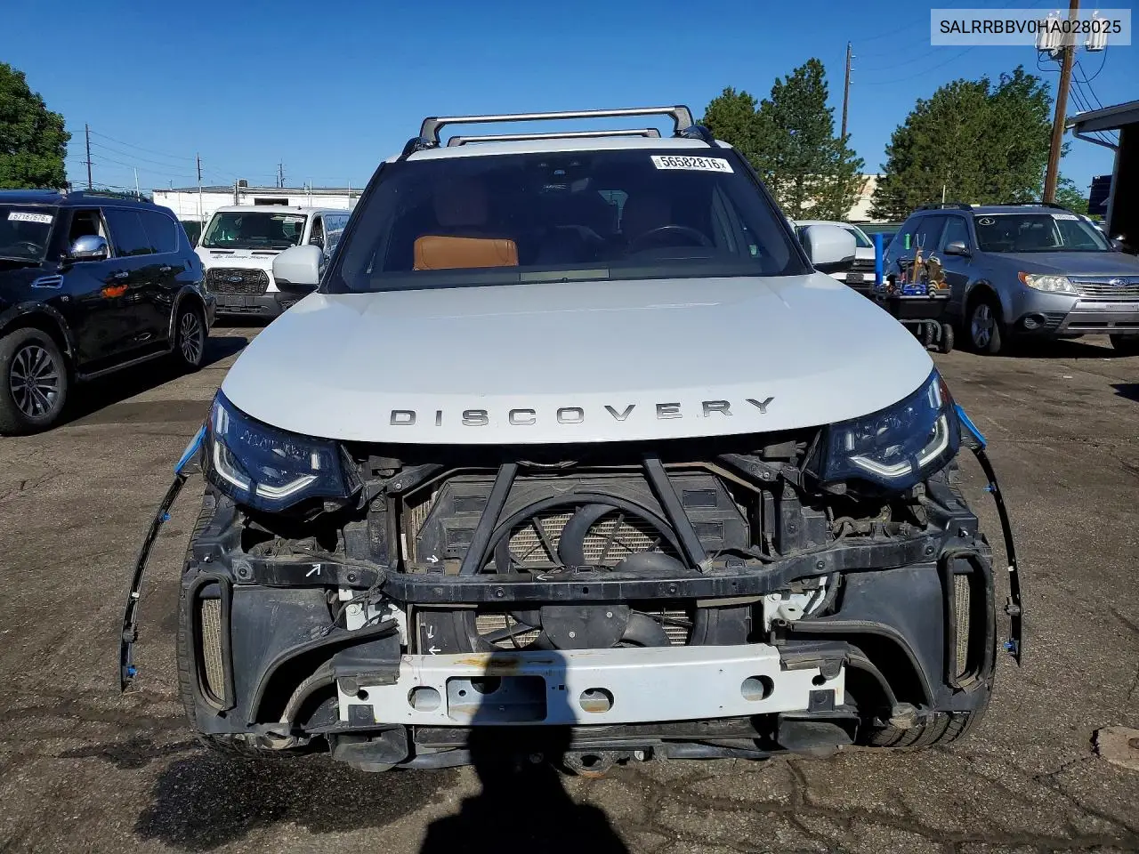 2017 Land Rover Discovery Hse VIN: SALRRBBV0HA028025 Lot: 56582816