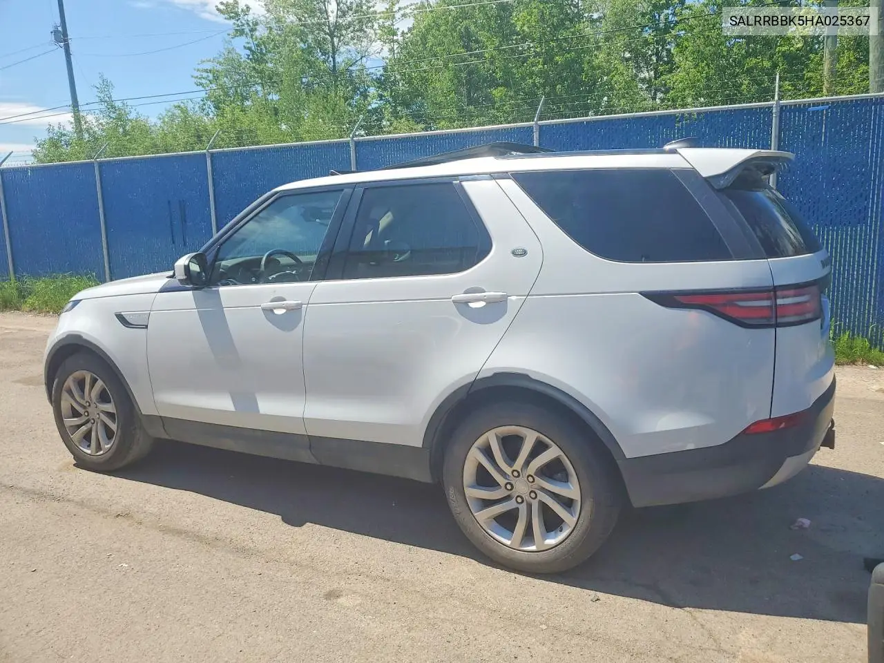 2017 Land Rover Discovery Hse VIN: SALRRBBK5HA025367 Lot: 56896826