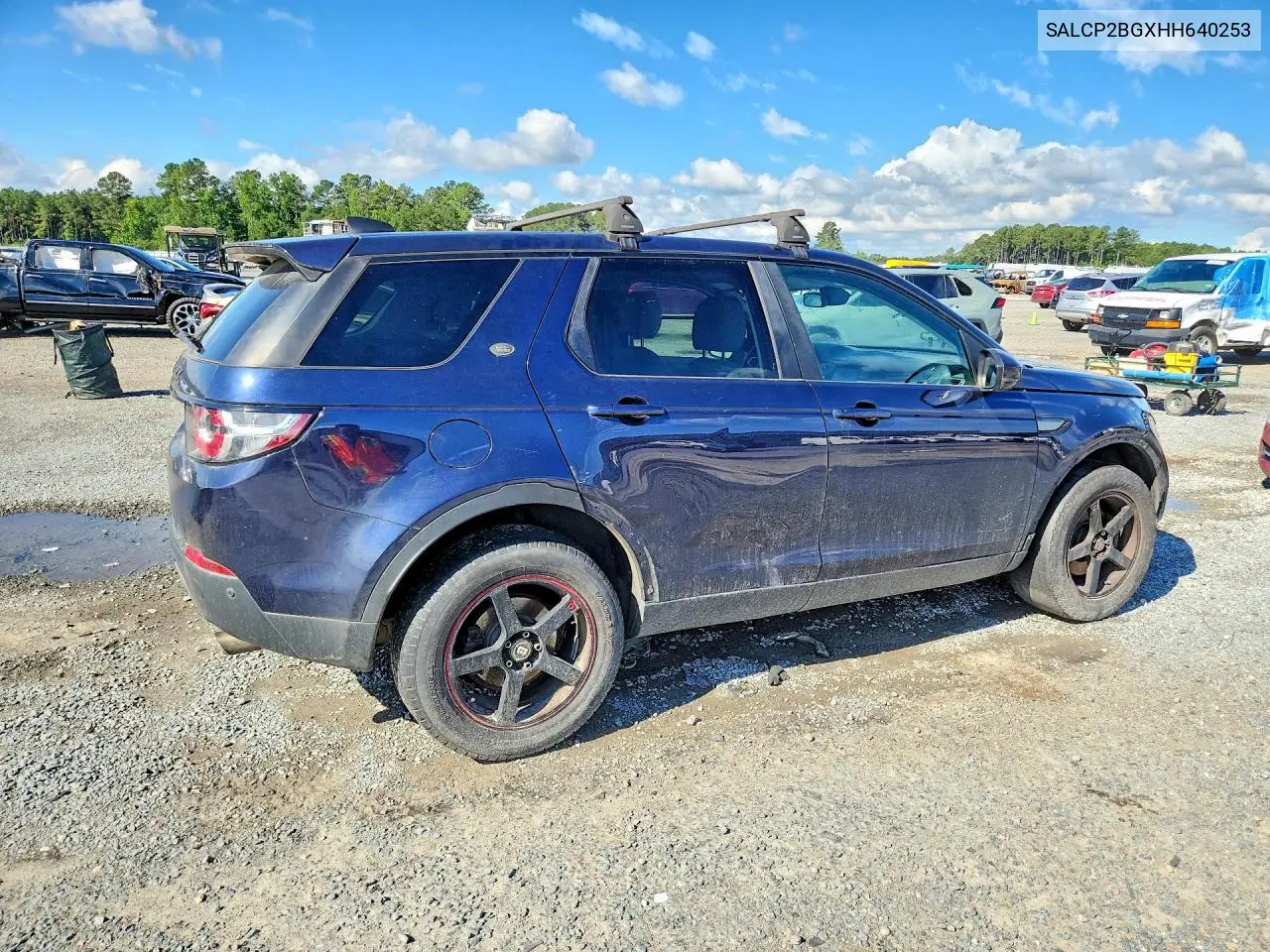 2017 Land Rover Discovery Sport Se VIN: SALCP2BGXHH640253 Lot: 57035446