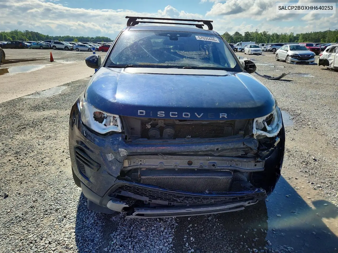 2017 Land Rover Discovery Sport Se VIN: SALCP2BGXHH640253 Lot: 57035446