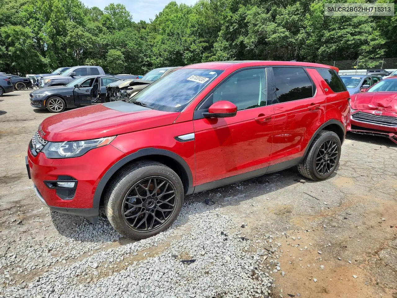 2017 Land Rover Discovery Sport Hse VIN: SALCR2BG2HH715313 Lot: 57120456