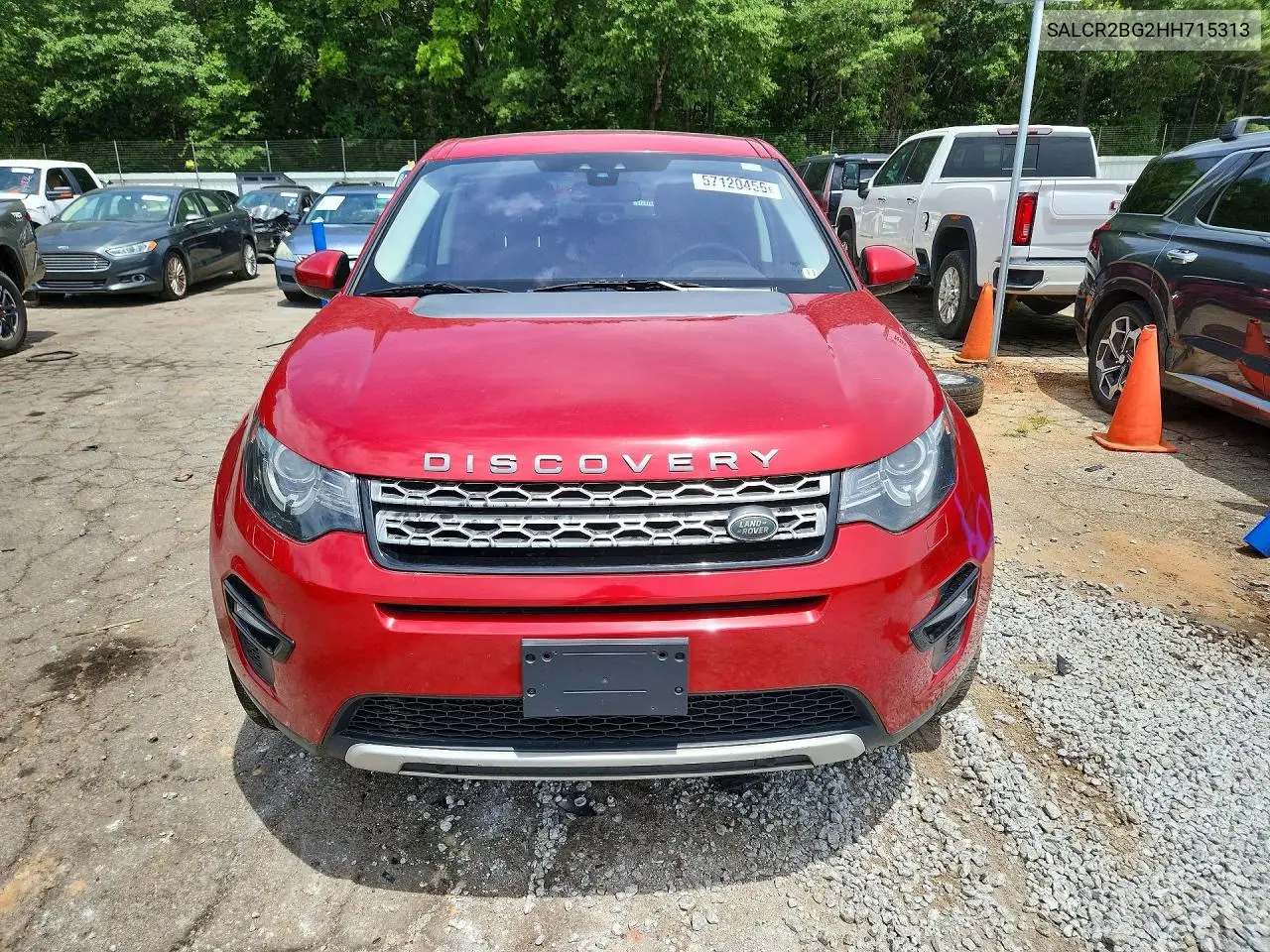 2017 Land Rover Discovery Sport Hse VIN: SALCR2BG2HH715313 Lot: 57120456