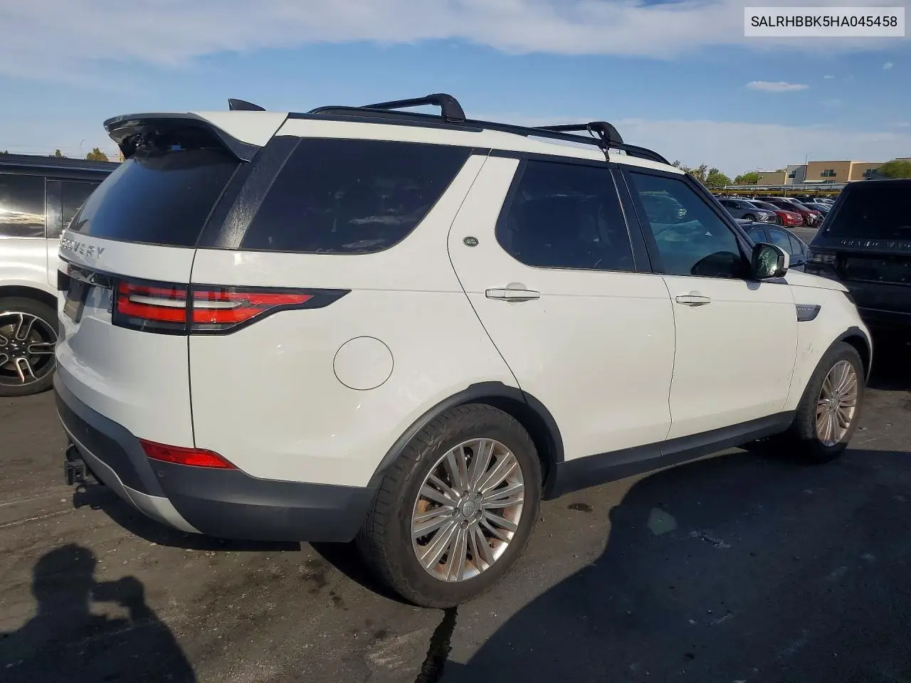 2017 Land Rover Discovery Hse Luxury Tdsl VIN: SALRHBBK5HA045458 Lot: 57388106