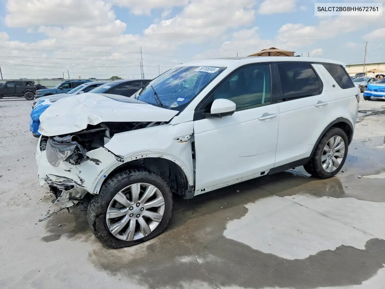 2017 Land Rover Discovery Sport Hse Luxury VIN: SALCT2BG8HH672761 Lot: 58755046